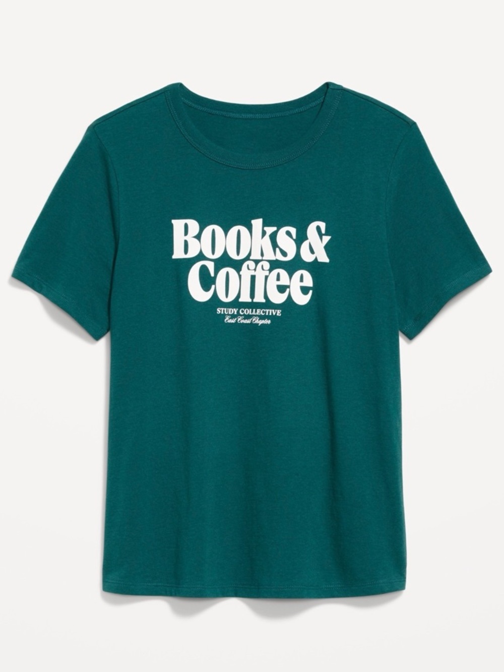Old Navy Books & Coffee Teal Graphic Tee - XL
